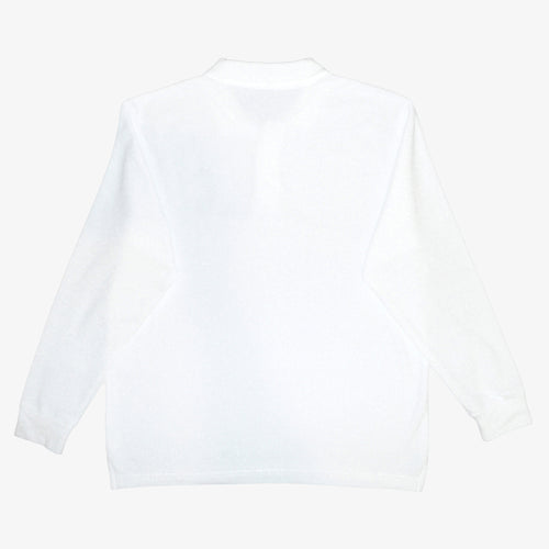 Polo à manches longues en coton homme