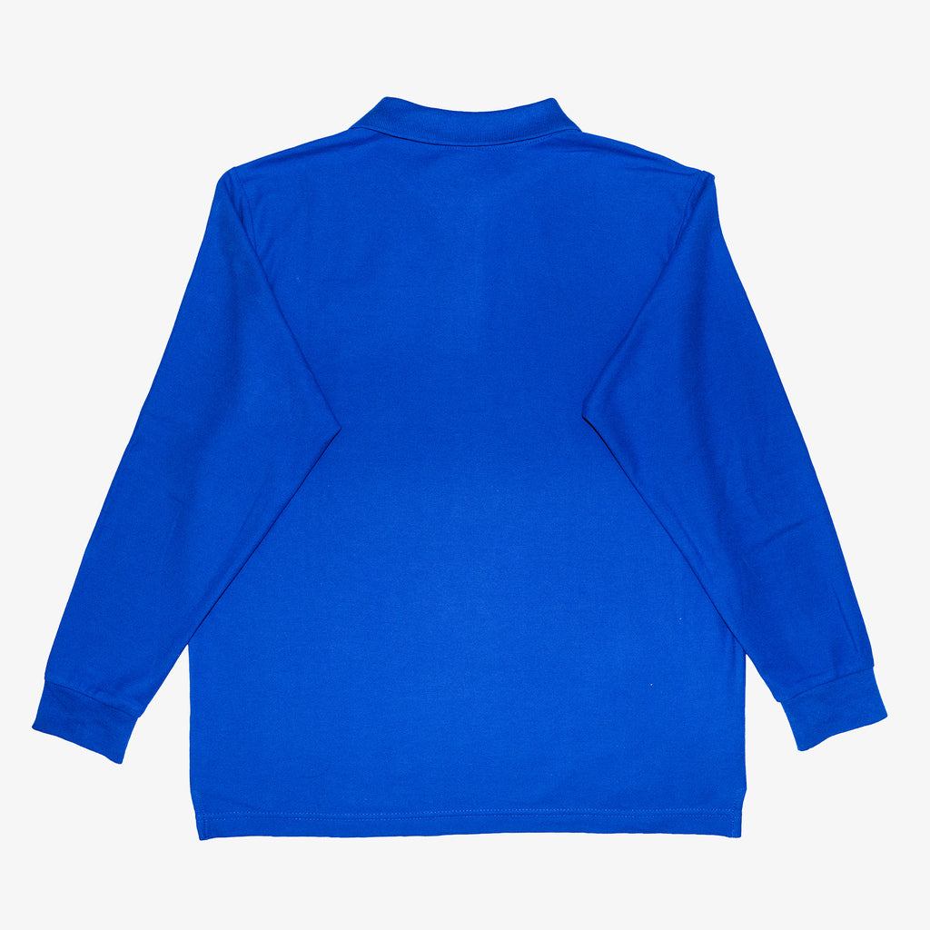 Polo à manches longues en coton homme