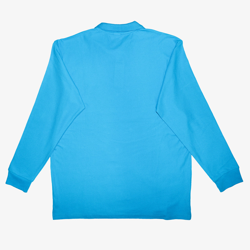 Polo à manches longues en coton homme