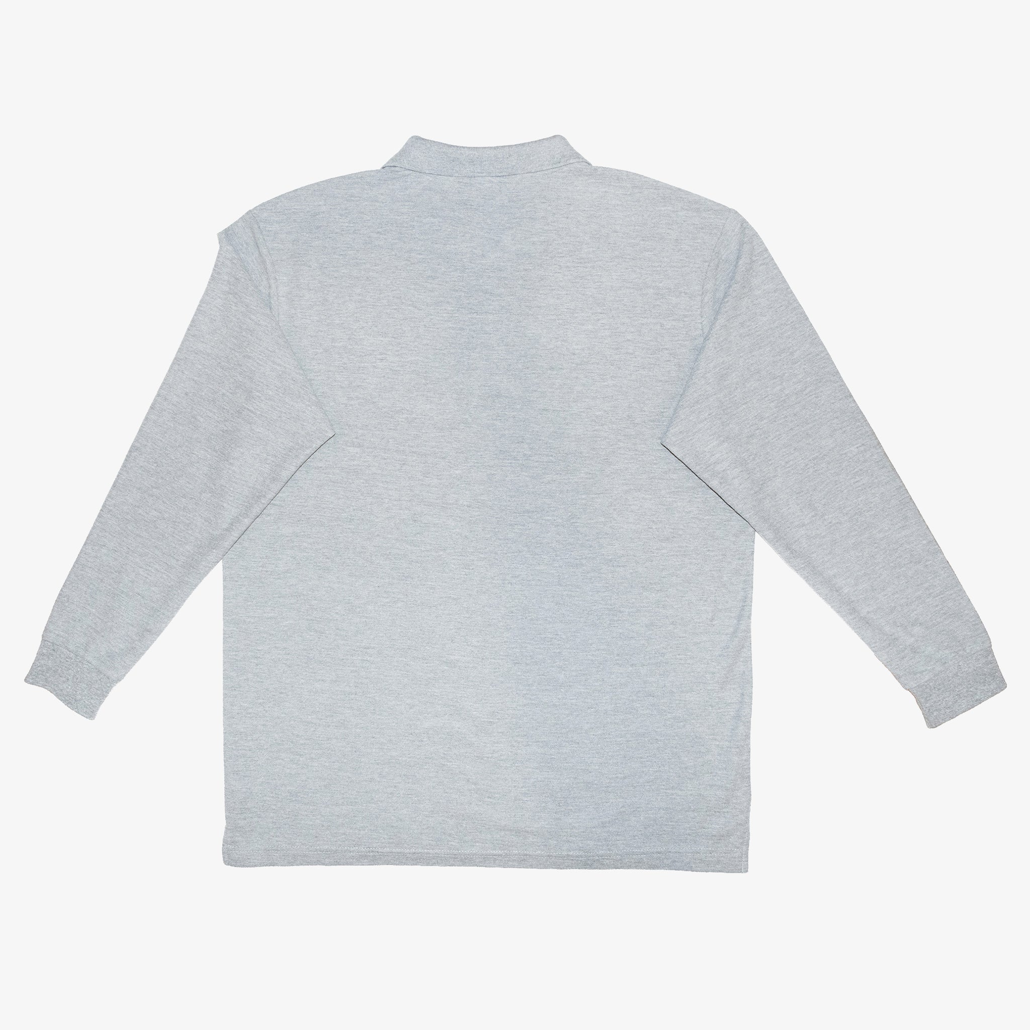 Polo à manches longues en coton homme