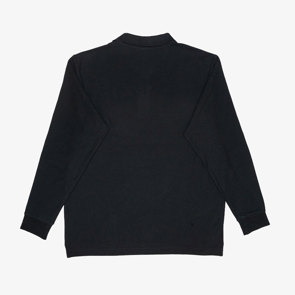 Polo à manches longues en coton homme